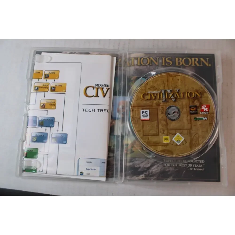 13 games: Various Civilization Personal Computer (PC) games, authentic, nice